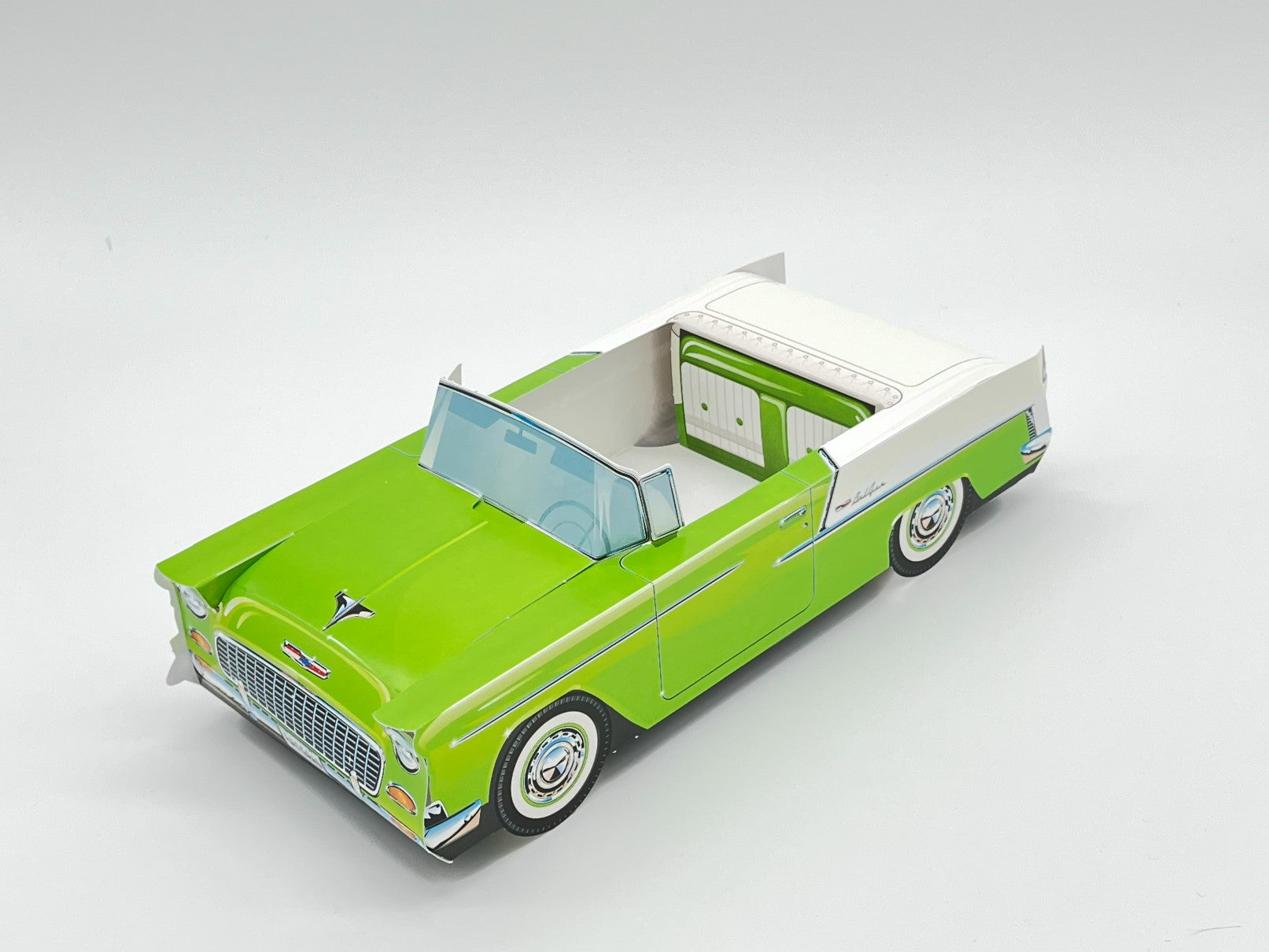 Set of 12 Chevy Bel Air Party Paper Trays, Classic Cruiser Cars