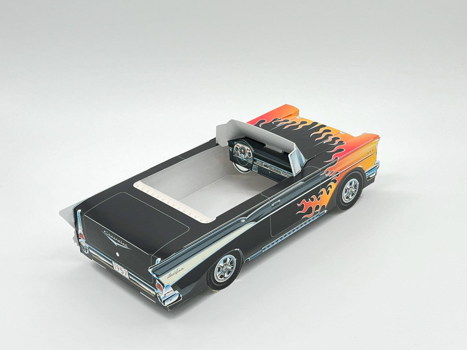 Set of 12 Ford & Chevy Hot Rods Party Paper Trays