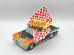 Set of 12 Ford & Chevy Hot Rods Party Paper Trays