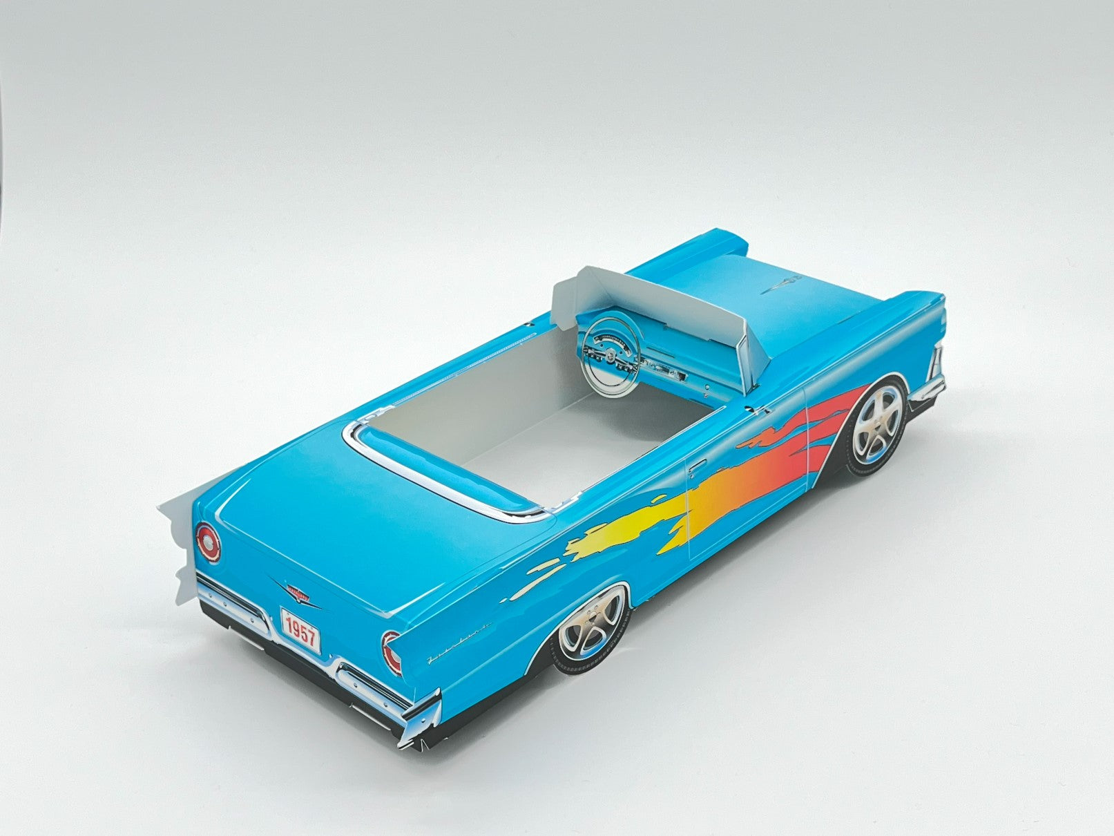 Set of 12 Ford & Chevy Hot Rods Party Paper Trays