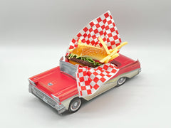 Set of 12 Ford Fairlane Party Paper Trays, Classic Cruiser Cars