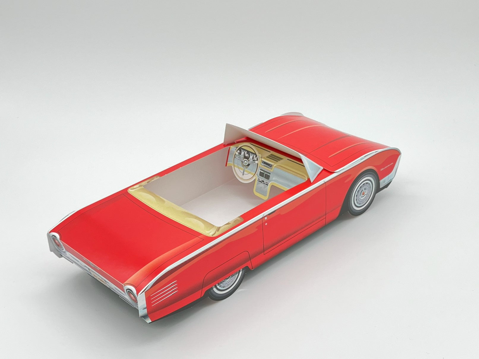 Set of 12 Ford Thunderbird Party Paper Trays, Classic Cruiser Cars