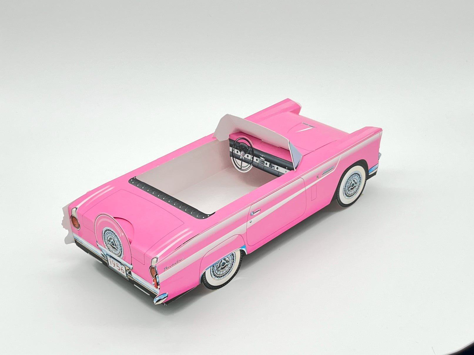 Set of 12 Ford Thunderbird Party Paper Trays, Classic Cruiser Cars