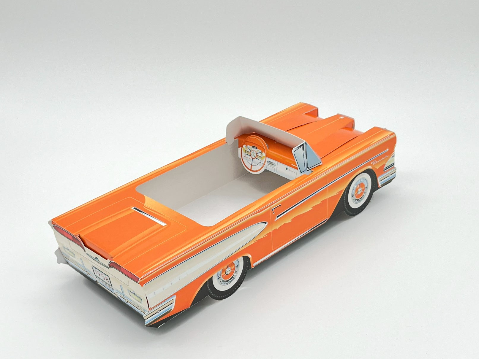 Set of 12 Ford Thunderbird Party Paper Trays, Classic Cruiser Cars