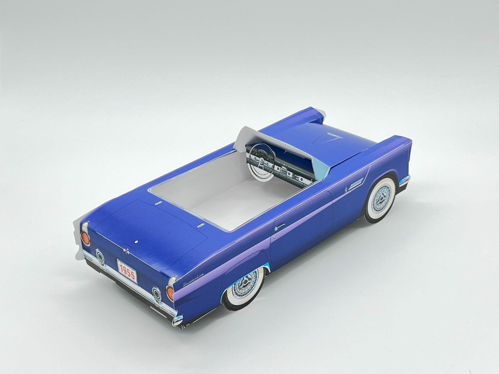 Set of 12 Ford Thunderbird Party Paper Trays, Classic Cruiser Cars