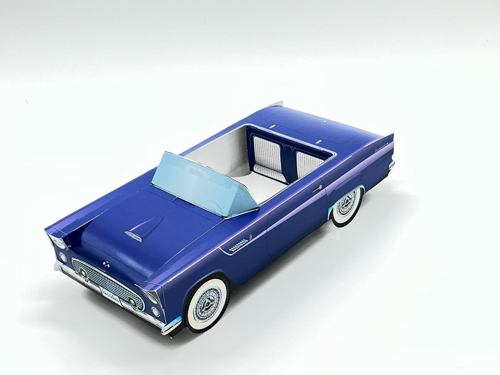 Set of 12 Ford Thunderbird Party Paper Trays, Classic Cruiser Cars